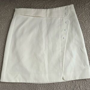 Skirt white mini